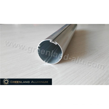 Tubo de dirección de persiana enrollable de aluminio plateado anodizado